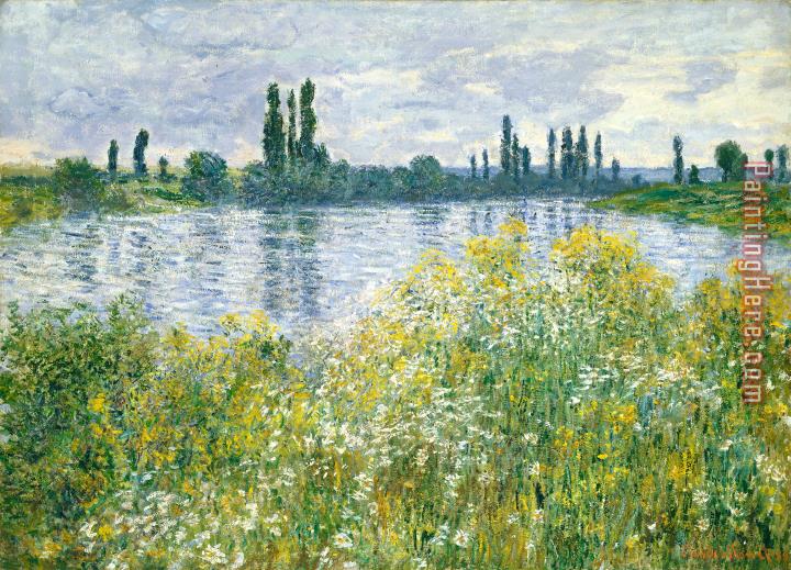 Claude Monet Banks Of The Seine Vetheuil